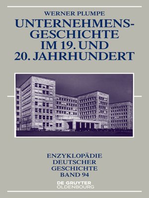 cover image of Unternehmensgeschichte im 19. und 20. Jahrhundert